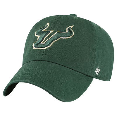 University of South Florida Bulls USF NCAA  '47 Clean Up Green Adjustable Hat