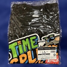 KUSHIDA NJPW Wrestling T-Shirt Black L New Logo Print Pro Wrestling Top