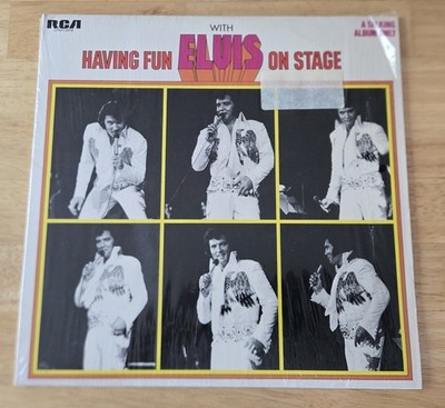 Having Fun With Elvis On Stage Vinyl NEW SEALED 1974 Stage Banter No Music