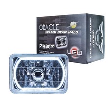 ORACLE LIGHTING #6908-001 7x6in Sealed Beam Head Light w/Halo White