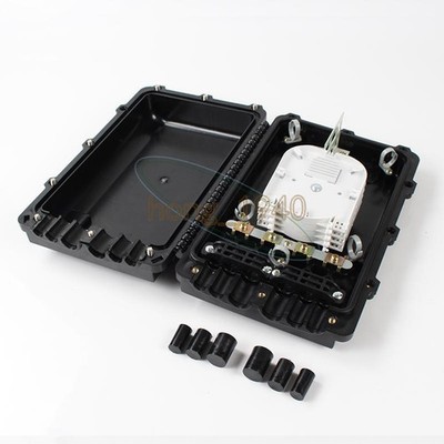 48 core 3 In 3 Out Fiber Optic Drop Cable Fiber Optic Splice Closure Joint Box