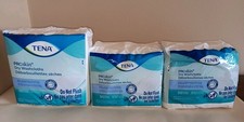 TENA Adult Dry Washcloths 10.25 X 13 Inch 74499 3 Packs (150 Wipes Total) Wipes