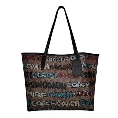 Coach X Mint + Serf City Tote In Signature Canvas