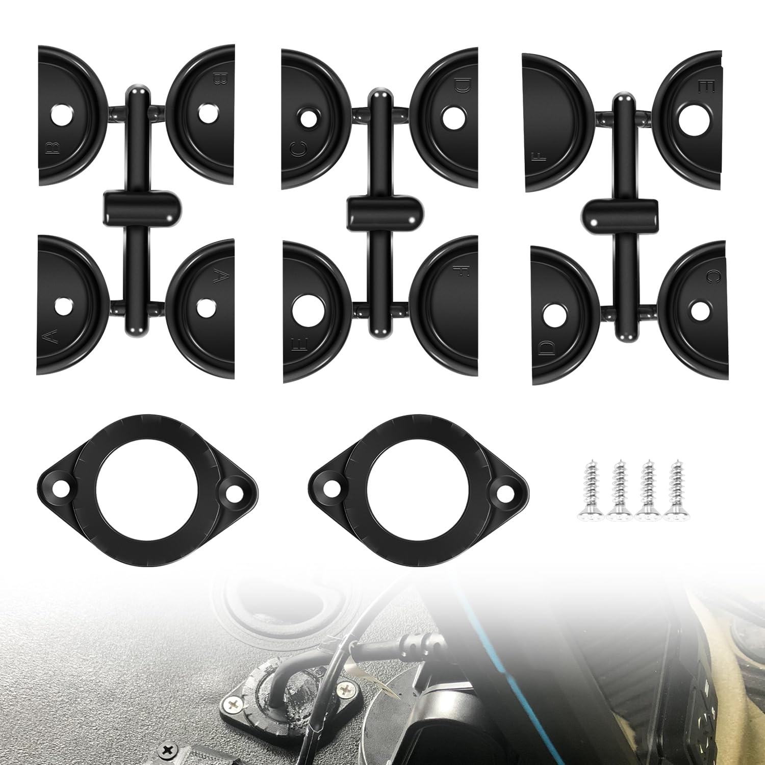 EMS-1001 GridLoc Through Hull Wiring Kit For Kayak Fishing Device Accessories