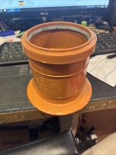 Polypipe USH43 Clay Socket to Plastic Drain Adaptor 110mm 4" Drainage Undergroun