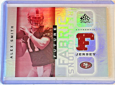 Alex Smith 2005 Upper Deck Reflections Future Fabric Reflections #FFR-AS (MEM)