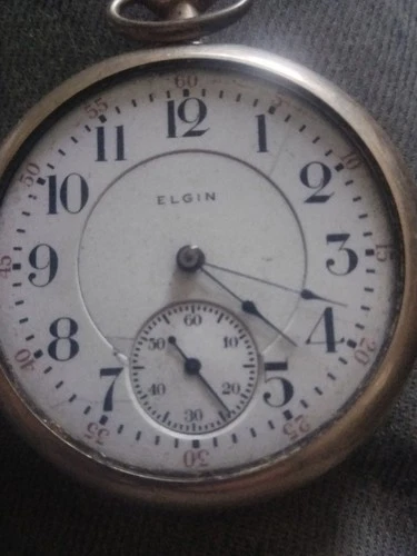 Antique Elgin 1911 B.W. Raymond 370 16S 17j Railroad Grade Pocket Watch Scarce