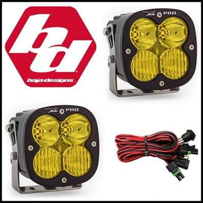 Baja Designs XL Pro LED Amber Driving/Combo Light Pod - PAIR - 4095 Lumens