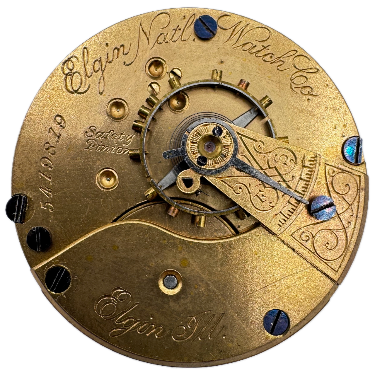 Antique 18 Size 7 Jewel Elgin 1894 Mechanical Pocket Watch Movement 73 USA