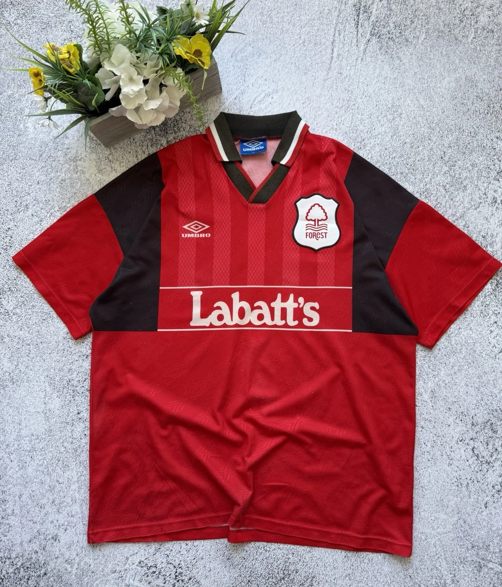 Maillot De Football Extérieur Nottingham Forest Umbro (1993-1995) - Taille L, Occasion Bon état