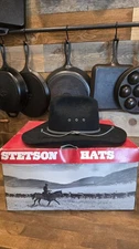STETSON LS209 Cuerda 4X Beaver Cowboy Hat Sz 7 Western Felt w Box USA Made