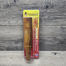 QUAKER BOY HURRICANE SUPREME TURKEY BOX CALL OLD HEN & YOUNG HEN BLACK WALNUT