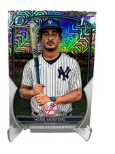 Hans Montero 2023 Bowman Chrome 1st Mojo Refractor #BCP-173 Yankees