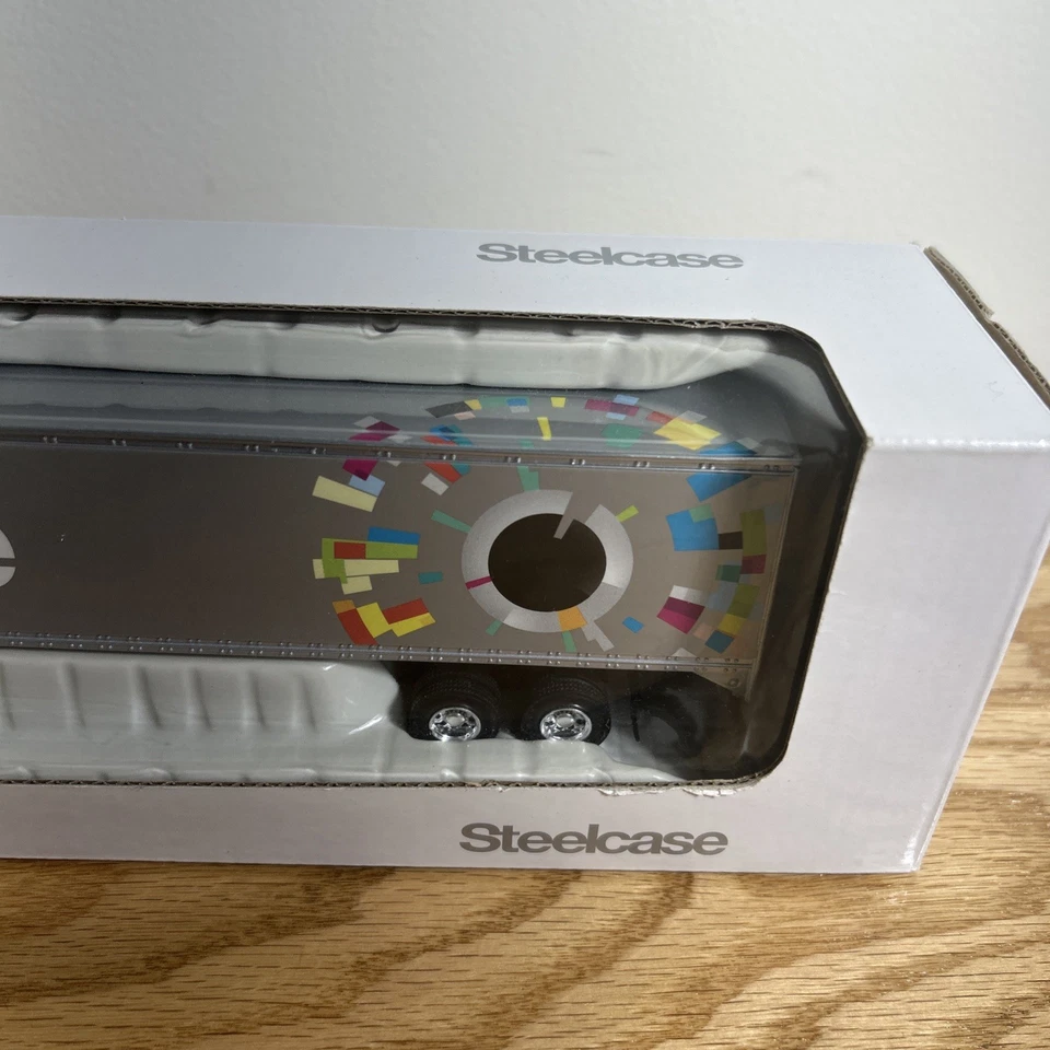 Steelcase Peterbilt Model 379 53’ Trailer 1:64 Die Cast Limited Ed Centenary 100 - Image 3 of 4