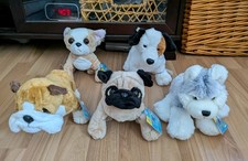 GANZ Webkinz Plush Dog Lot of 5 W/ Sealed Codes Pig, Bulldog, Husky Jack Russell
