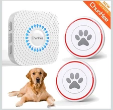 ChunHee Smart Dog Door Bell Wireless Puppy DoorBell for Potty Training NEW