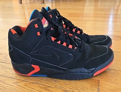 Nike Air Flight Lite Mid 'Black Team Orange' Sneaker Shoes Mens 8 US