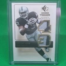 2007 SP Rookie Threads #RT-MB Michael Bush Rookie Threads Game Worn Patch N Mint