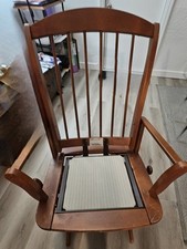 DUTAILLER Glider Rocker Chair with a wooden frame NO CUSHIONS