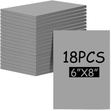 18 Pcs Linoleum Blocks 6 x 8 Inch for Printmaking Rubber Carving Block Soft G...