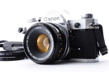 Canon AE-1 Silver / Lens FD 50mm f/1.8 S.C. Exc 5 SLR film Z0302