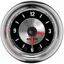 Autometer 1284 American Muscle Clock 2-116 12-hour Analog Autometer 1284 American Muscle Clock 2-116 12-hour Analog