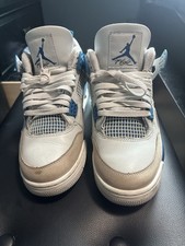 Jordan Air Jordan 4 Mens Leather Mid Top Lace...