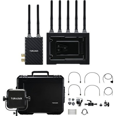 Teradek Bolt 4K LT 1500 3G-SDI Trans & Bolt 4K 1500 12G-SDI Receiver Kit V-Mount