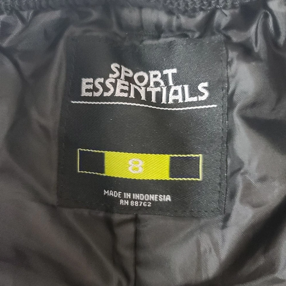 Sport Essentials Kids 8 Snow Ski Pants Black Pull On - Image 3 of 4