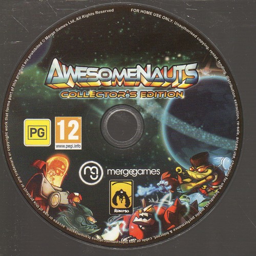 AwesomeNauts Collector's Edition PC CD-ROM Game MOBA Platform Fighting Adventure - Picture 9 of 9