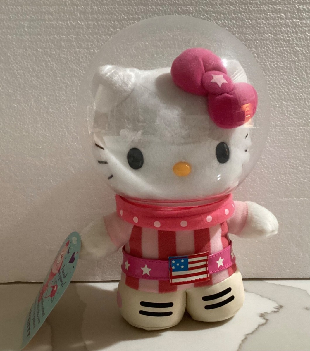 【新品】ハローキティ スミソニアン ぬいぐるみ　NASA アメリカ　宇宙 ハローキティ - アメリカ ヒューストン宇宙センター限定 キティちゃん