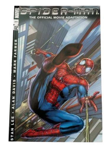SPIDER-MAN OFFICIAL MOVIE ADAPTATION TPB (2002) 1ST EDITION-STAN LEE•ALAN DAVIS