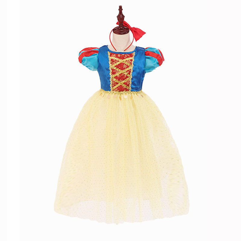 Kids Girl Dress Snow White Fancy Dresses Children Party Cosplay Princess  Costume