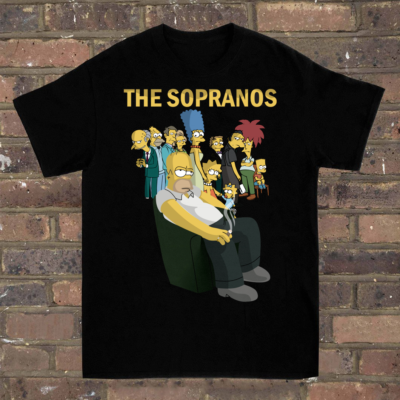 Simpsons ブラック Tシャツ XL ソプラノズ