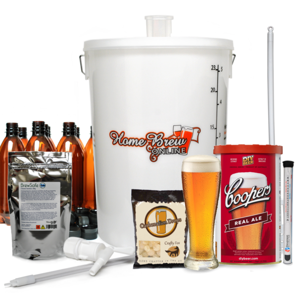 Home Brew Online Beer Making Starter Kit with Coopers for sale online