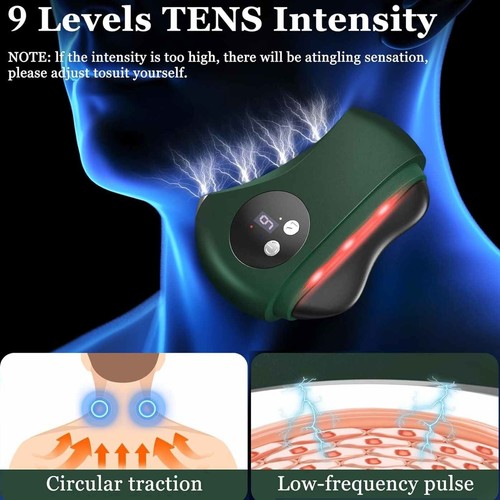 new TMJ Relief Jaw & Neck Massager 9frq Vibration, Heat & Pulse Modes by VESHELY - Picture 2 of 5