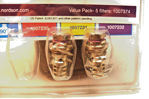 qty 2 - 1007231 & 1007232 Nordson Saturn In Line Mesh Filter Factory Sealed - Picture 1 of 4