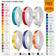 3/8" 9mm PinStriping Pin Stripes Tape Car Styling Body Line Decal Vinyl Stickers