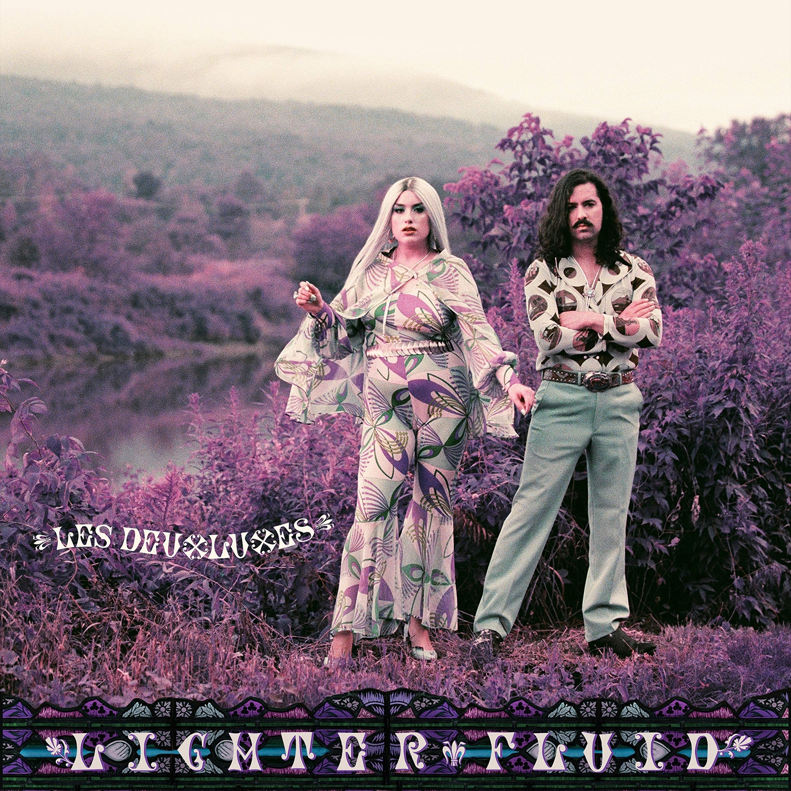 Les Deuxluxes Lighter Fluid Purple & Clear Swirl (Vinyl)