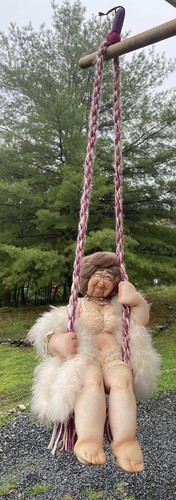 RARE OOAK Marjorie Graham Trout Soft Body Swinging Lady Doll Mid-Century Vintage - Picture 17 of 24