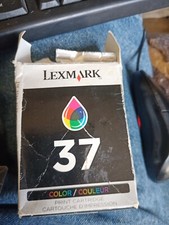 New NIB Genuine Lexmark 37 Color Ink Cartridge Printer Ships USA L/48 4.50
