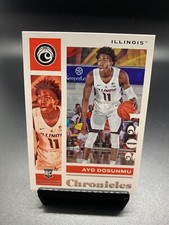 2021 Chronicles Draft Picks Basketball #19 Ayo Donsunmu Rookie RC Chicago Bulls