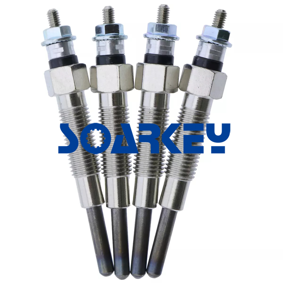 New 4 pcs Glow Plug MM401621 for Mitsubishi Iseki Tractor 30666-57301