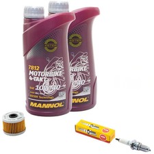 Kit per Honda XR 250 R ME06 XR250 1986-1995 Ispezione Olio 2L Filtro Olio Candela