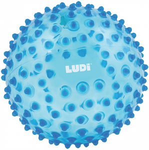 Ludi Balle Sensorielle Bleue Pour L Eveil De Bebe Adaptee Aux Enfants Bleu Ebay