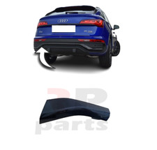 Für Audi Q5 2022 - 2024 Neu Hinten Stoßstange Unten Mitte Teil Glänzend Schwarz