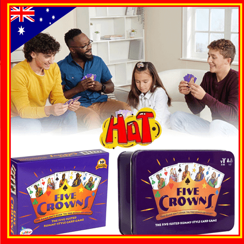 1/2pcs Five Crowns Game Party Card Games Cards Rummy Style Play Christmas Gift - Picture 14 of 18