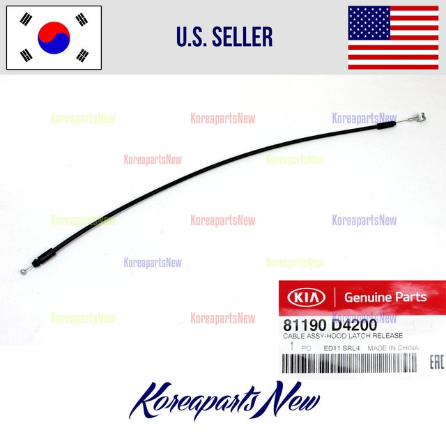 81190D4200 Genuine HYUNDAI / Kia Cable Assyhood Latch Release for sale