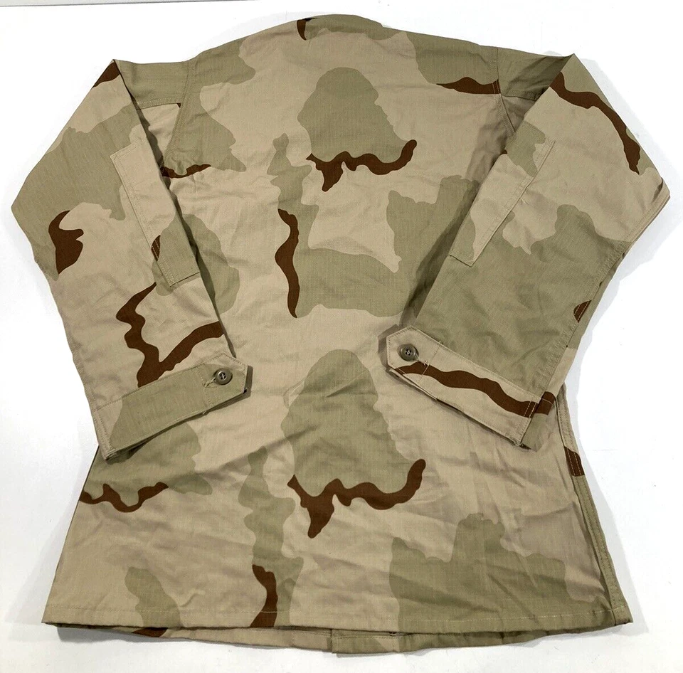 MED SHORT PROPPER MENS F5454 BDU 4 POCKET COAT L/S RIPSTOP SHIRT 3-COLOR DESERT - Image 2 of 2