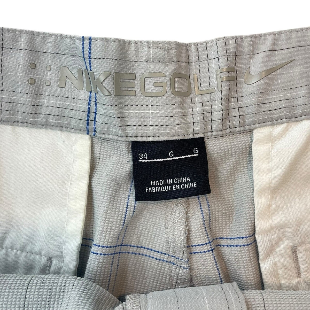 E 2296【ゴルフ美品グレー34インチ】ナイキゴルフ　チノショーツ ナイキ（NIKE）（メンズ）ゴルフウェア ツアー チノ ゴルフ